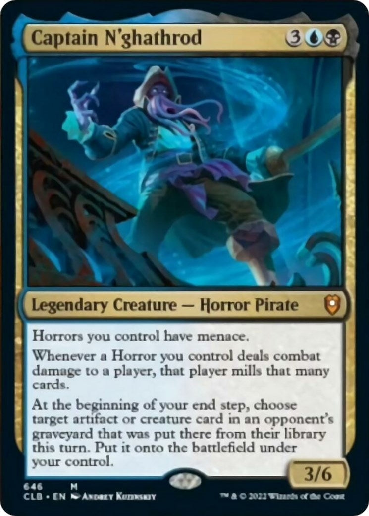 Captain N’ghathrod (646) [CLB] - MTG Single