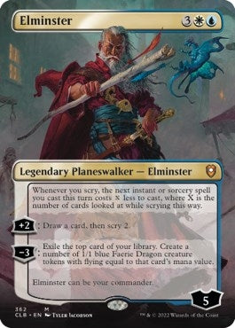Elminster (Borderless) (362) [CLB] - MTG Single