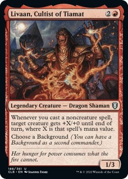 Livaan Cultist of Tiamat (188) [CLB] - MTG Single