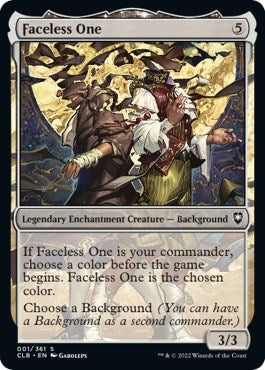 Faceless One (1) [CLB] - MTG Single