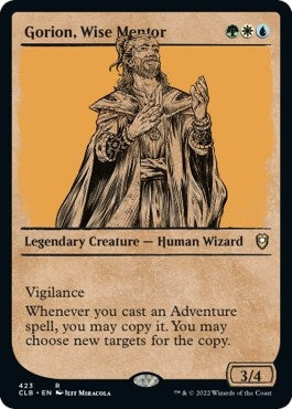Gorion Wise Mentor (Showcase) (423) [CLB] - MTG Single