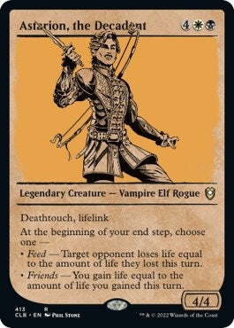 Astarion the Decadent (Showcase) (413) [CLB] - MTG Single