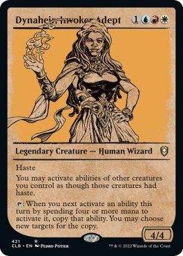 Dynaheir Invoker Adept (Showcase) (421) [CLB] - MTG Single