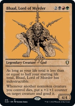 Bhaal Lord of Murder (Showcase) (416) [CLB] - MTG Single