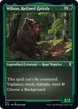 Wilson Refined Grizzly (Foil Etched) (522) [CLB] - MTG Single