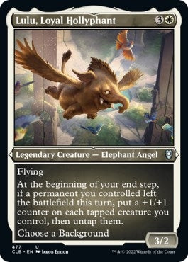 Lulu Loyal Hollyphant (Foil Etched) (477) [CLB] - MTG Single