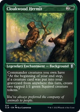 Cloakwood Hermit (Foil Etched) (514) [CLB] - MTG Single