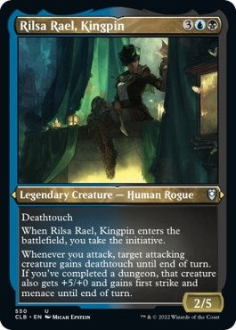 Rilsa Rael Kingpin (Foil Etched) (550) [CLB] - MTG Single