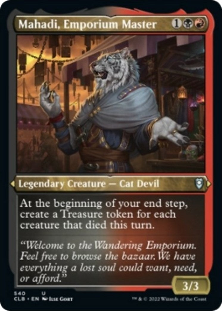 Mahadi Emporium Master (Foil Etched) (540) [CLB] - MTG Single