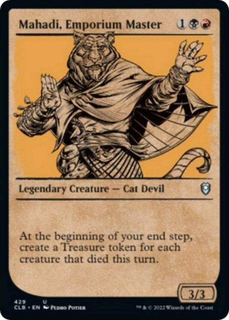 Mahadi Emporium Master (Showcase) (429) [CLB] - MTG Single