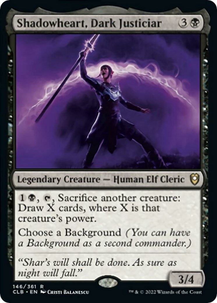 Shadowheart Dark Justiciar (146) [CLB] - MTG Single