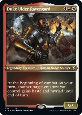 Duke Ulder Ravengard (Foil Etched) (531) [CLB] - MTG Single