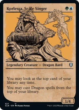 Korlessa Scale Singer (Showcase) (427) [CLB] - MTG Single