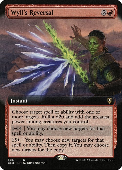 Wyll’s Reversal (Extended Art) (586) [CLB] - MTG Single