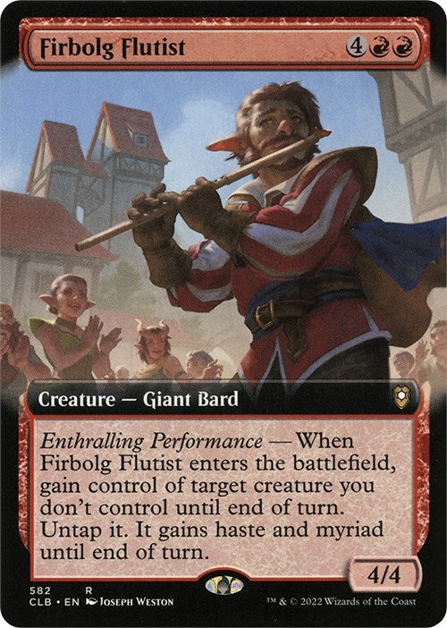 Firbolg Flutist (Extended Art) (582) [CLB] - MTG Single