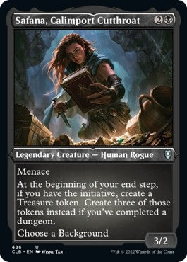 Safana Calimport Cutthroat (Foil Etched) (496) [CLB] - MTG Single