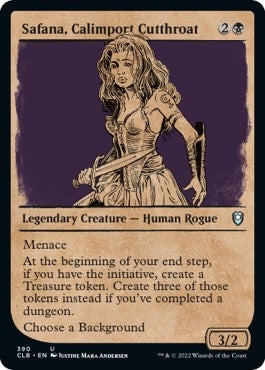 Safana Calimport Cutthroat (Showcase) (390) [CLB] - MTG Single