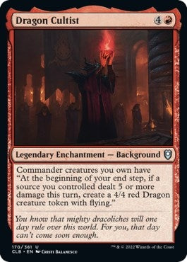 Dragon Cultist (170) [CLB] - MTG Single