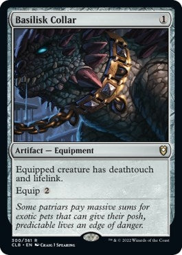 Basilisk Collar (300) [CLB] - MTG Single
