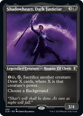 Shadowheart Dark Justiciar (Foil Etched) (499) [CLB] - MTG Single
