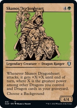 Skanos Dragonheart (Showcase) (410) [CLB] - MTG Single