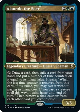Alaundo the Seer (Foil Etched) (523) [CLB] - MTG Single