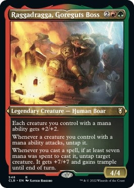 Raggadragga Goreguts Boss (Foil Etched) (548) [CLB] - MTG Single