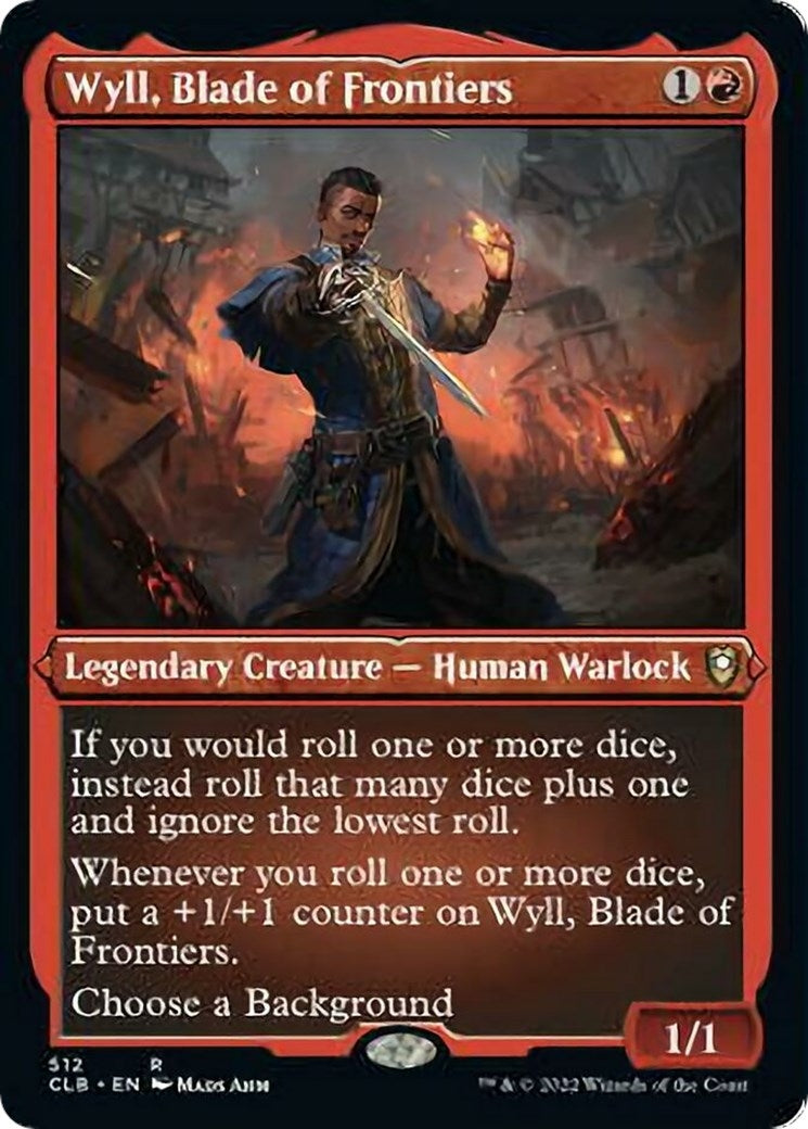 Wyll Blade of Frontiers (Foil Etched) (512) [CLB] - MTG Single