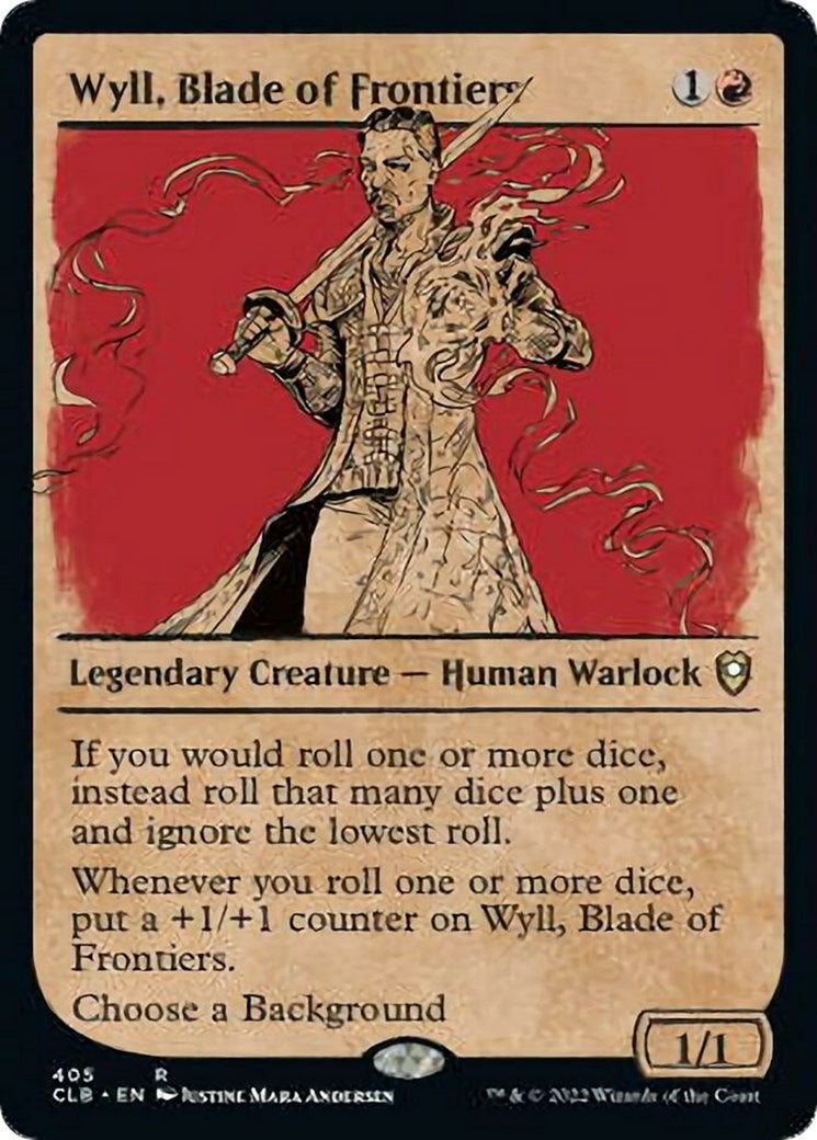 Wyll Blade of Frontiers (Showcase) (405) [CLB] - MTG Single