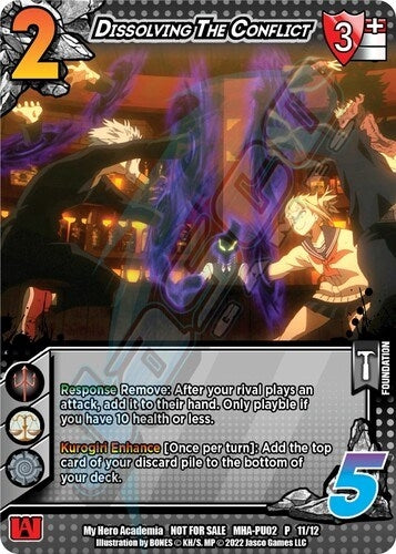 Dissolving The Conflict (Plus Ultra Pack 2) (21112) [MHAP] - UniVersus Single