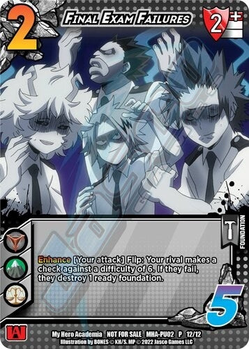Final Exam Failures (Plus Ultra Pack 2) (21212) [MHAP] - UniVersus Single