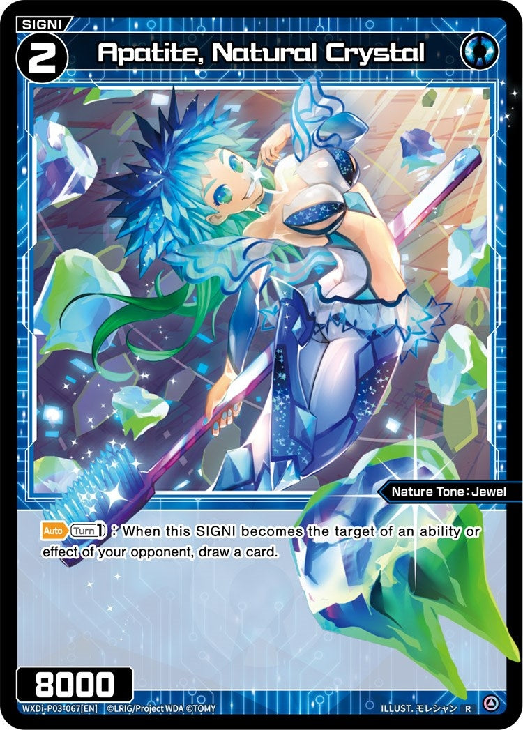 Apatite Natural Crystal (3067) [WXDi-P03] - WIXOSS Single