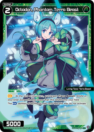 Octodon Phantom Terra Beast (Parallel Foil) (3078) [WXDi-P03] - WIXOSS Single