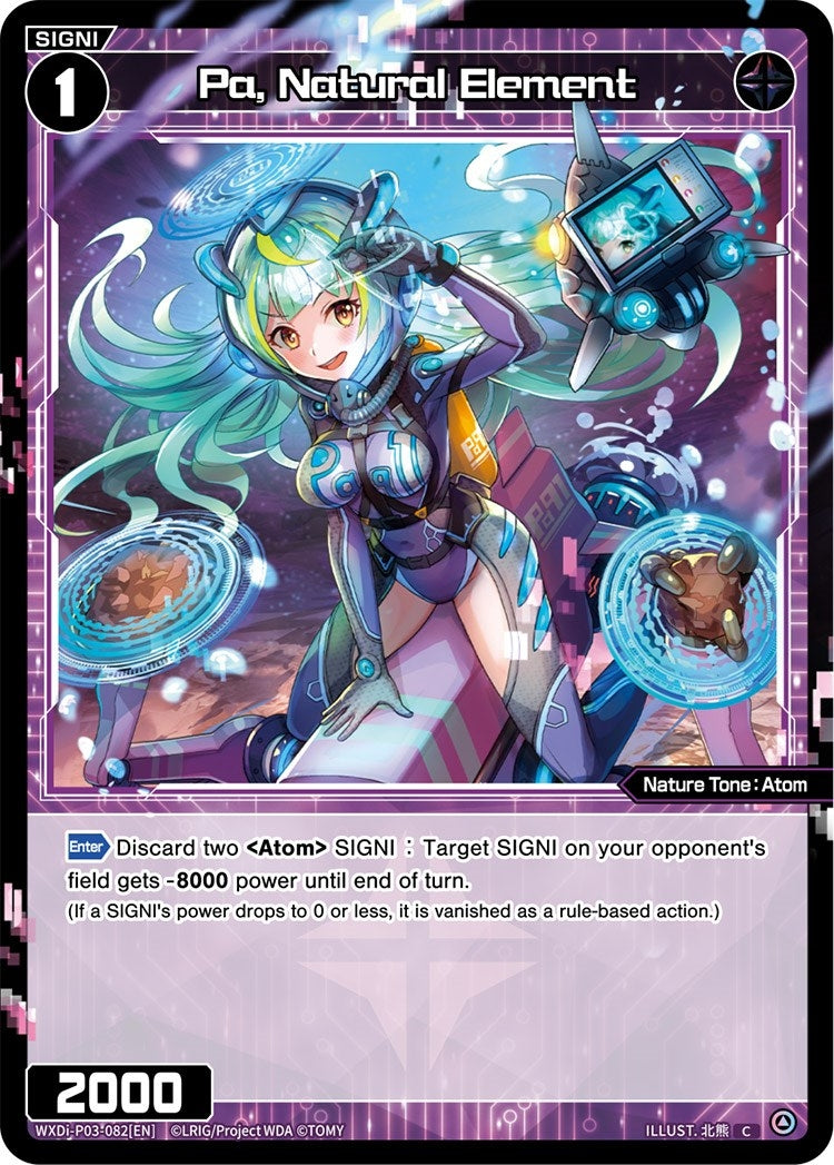 Pa Natural Element (3082) [WXDi-P03] - WIXOSS Single
