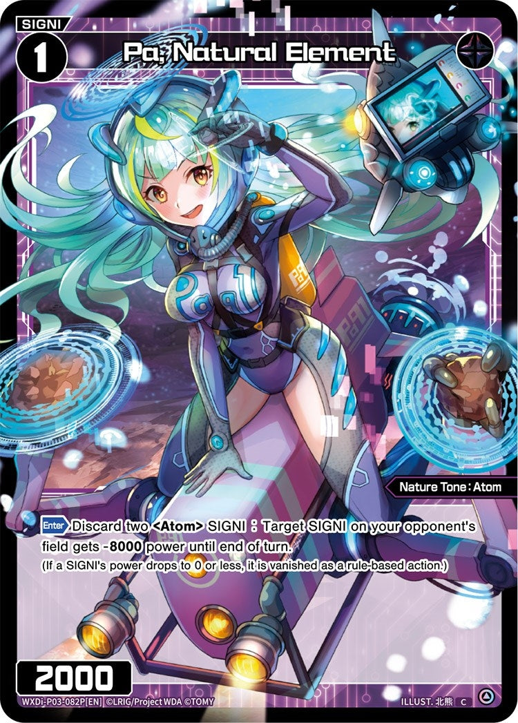 Pa Natural Element (Parallel Foil) (3082) [WXDi-P03] - WIXOSS Single