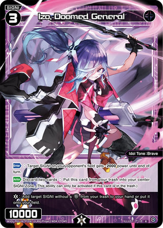 Izo Doomed General (Parallel Foil) (3087) [WXDi-P03] - WIXOSS Single