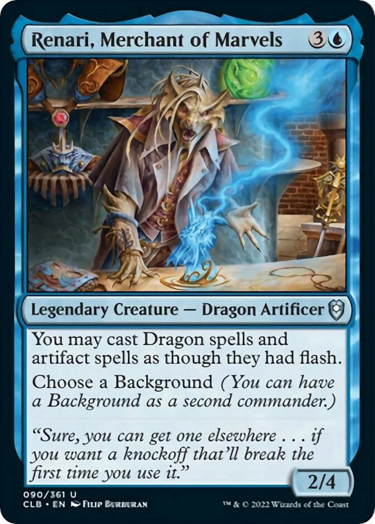 Renari Merchant of Marvels (90) [CLB] - MTG Single