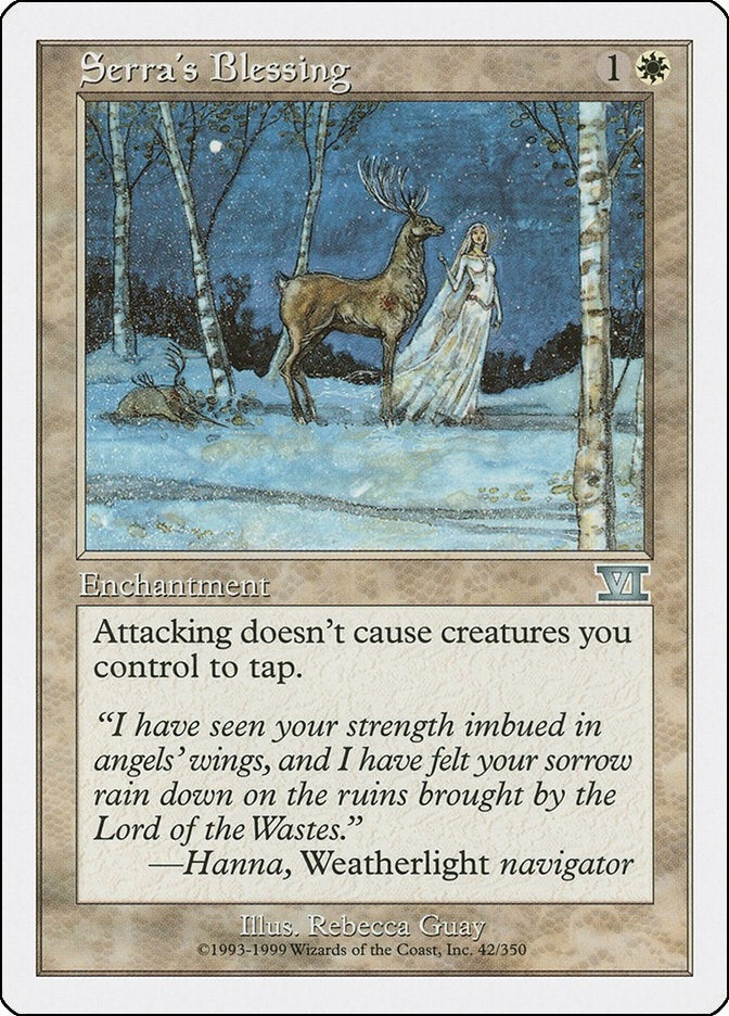 Serra’s Blessing (42) [6ED] - MTG Single