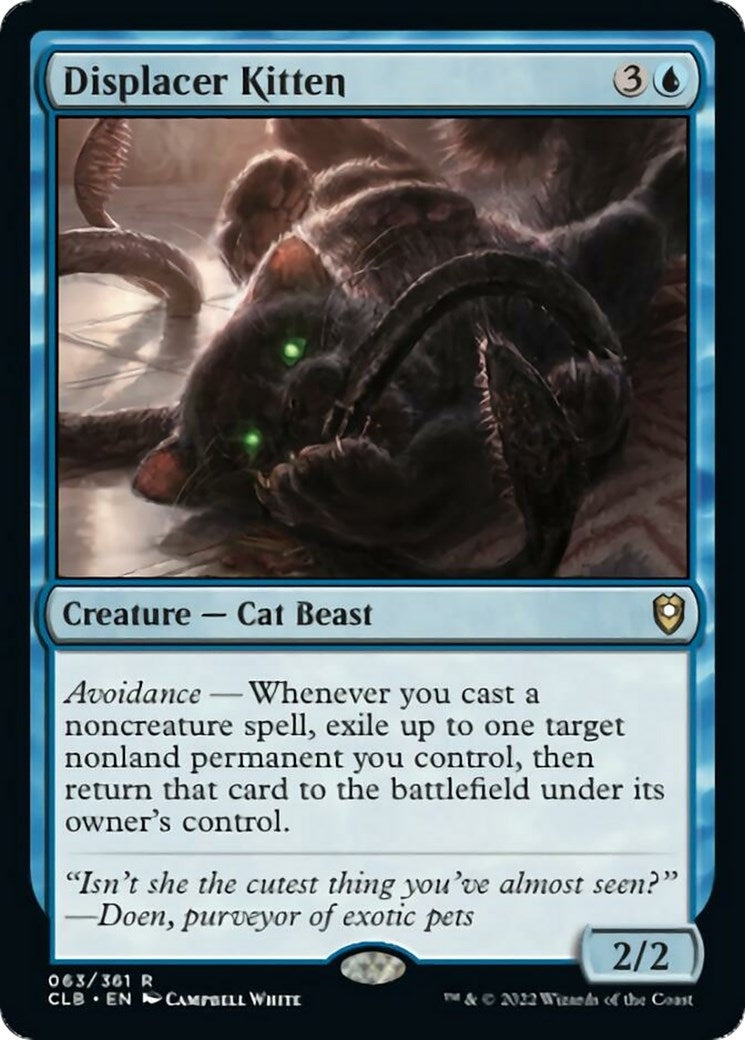 Displacer Kitten (63) [CLB] - MTG Single