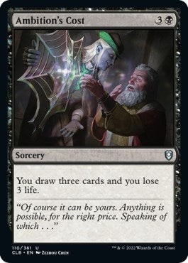 Ambition’s Cost (110) [CLB] - MTG Single