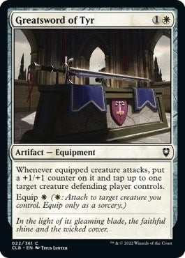 Greatsword of Tyr (22) [CLB] - MTG Single
