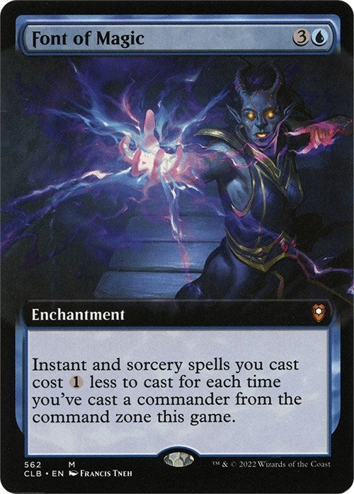 Font of Magic (Extended Art) (562) [CLB] - MTG Single