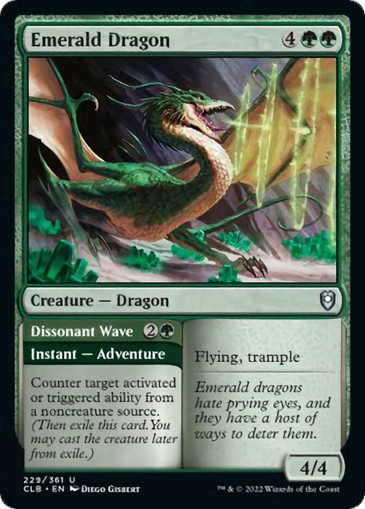 Emerald Dragon (229) [CLB] - MTG Single