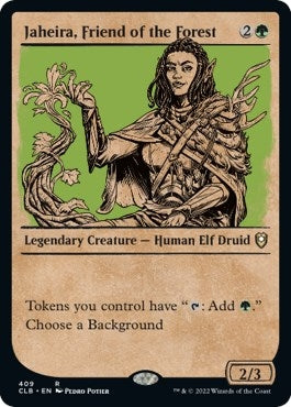Jaheira Friend of the Forest (Showcase) (409) [CLB] - MTG Single