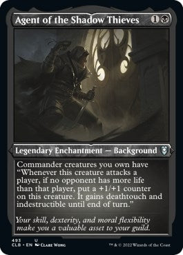 Agent of the Shadow Thieves (Foil Etched) (493) [CLB] - MTG Single