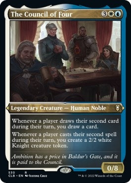The Council of Four (Foil Etched) (530) [CLB] - MTG Single