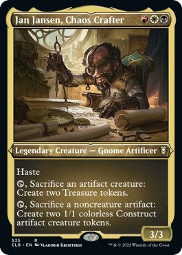 Jan Jansen Chaos Crafter (Foil Etched) (535) [CLB] - MTG Single