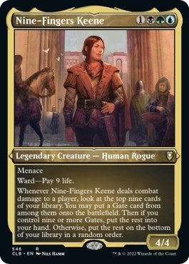 Nine-Fingers Keene (Foil Etched) (546) [CLB] - MTG Single