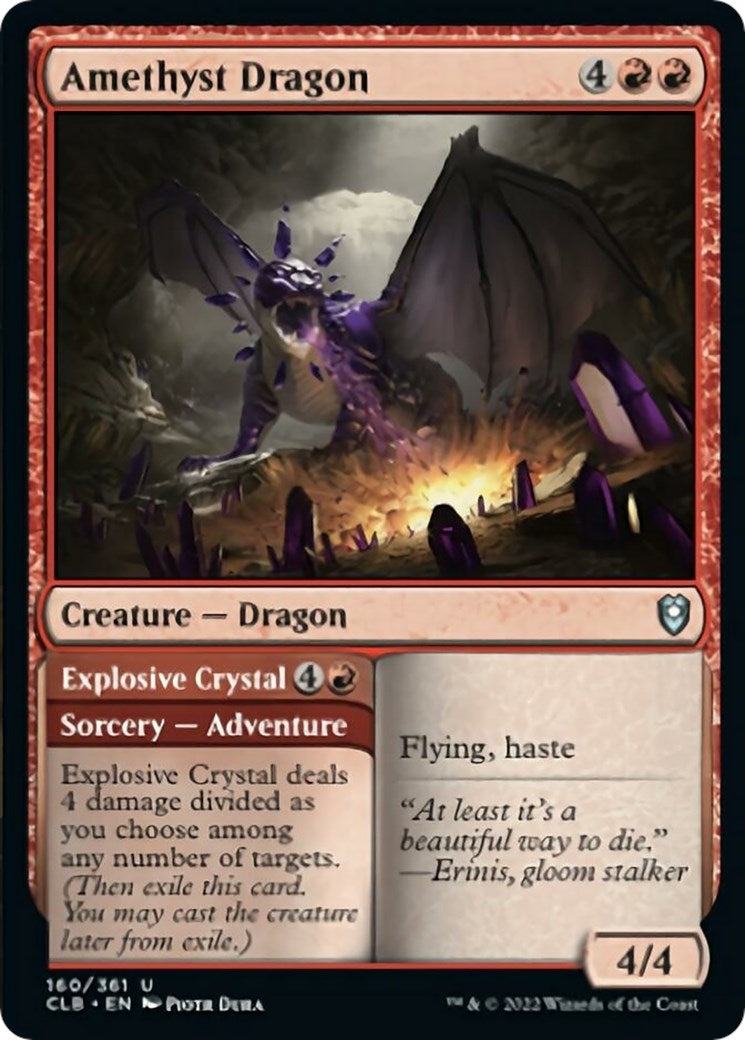 Amethyst Dragon (160) [CLB] - MTG Single