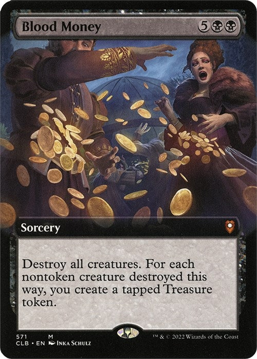 Blood Money (Extended Art) (571) [CLB] - MTG Single